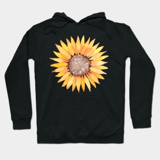 Watercolor Sunflower Hoodie